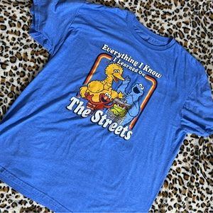 Sesame Street Tshirt “Everything I Know I Learned on the Streets” size 2xl